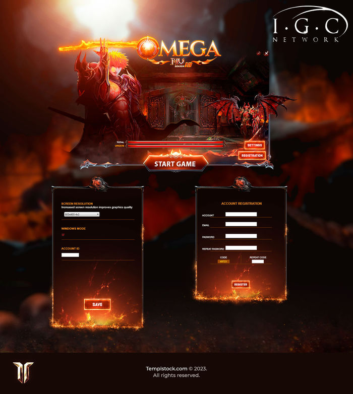 Omega тема для лаунчеру IGCN