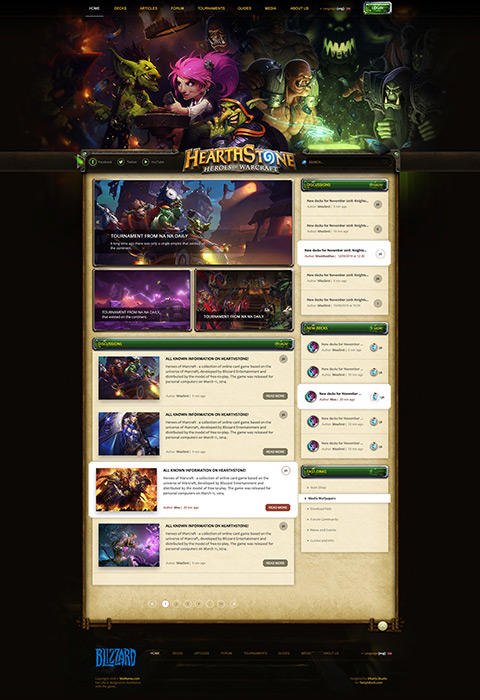 World of Warcraft Game Website Templates | Templstock.com