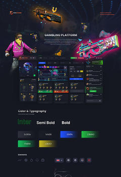 Gambling Platform Figma Template