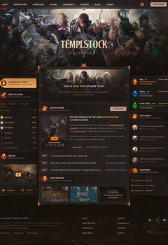 La2 Game Website Template